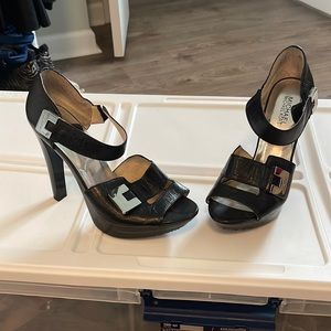 Michael Kors leather platform sandal